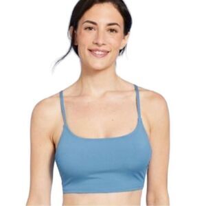 NWT Shade & Shore Women’s Blue Pullover Swim Bathing Suit Top, Size S (4-6) New